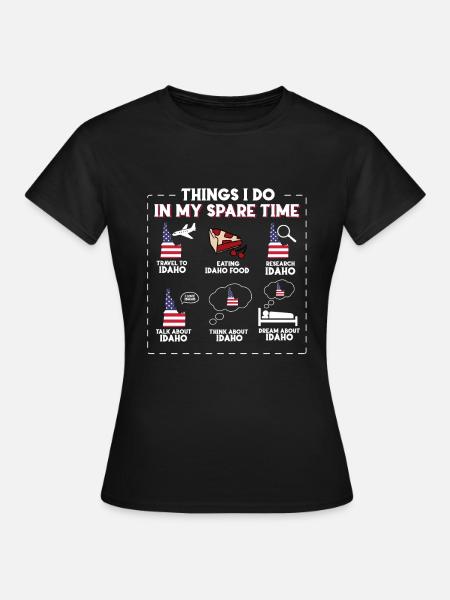 Idaho - Frauen T-Shirt - Schwarz