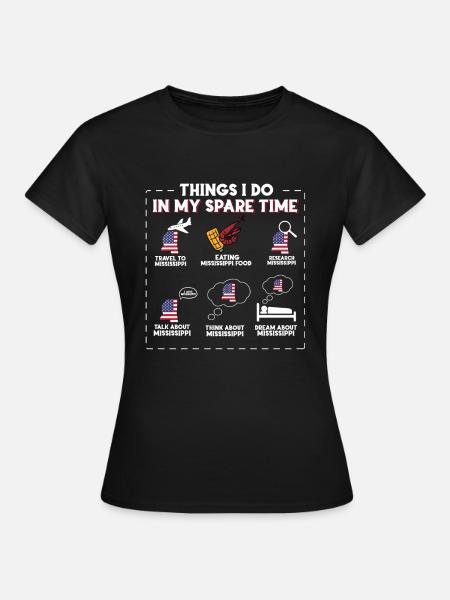 Mississippi - Frauen T-Shirt - Schwarz