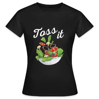 Salade - T-shirt Femme - noir - Devant - AI Model Female 172 dark (172cm)