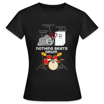 Percussion - Women's T-Shirt - black - Front - AI Model Female 172 dark (172cm)