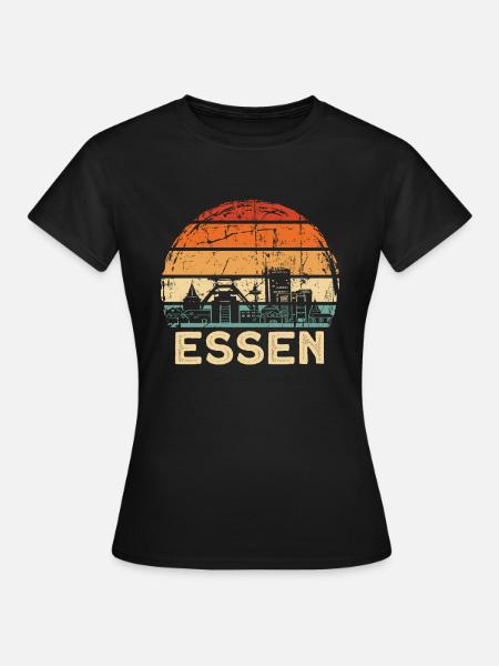 Essen - Frauen T-Shirt - Schwarz