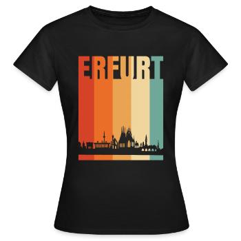 Erfurt - T-shirt Femme - noir - Devant - AI Model Female 172 dark (172cm)