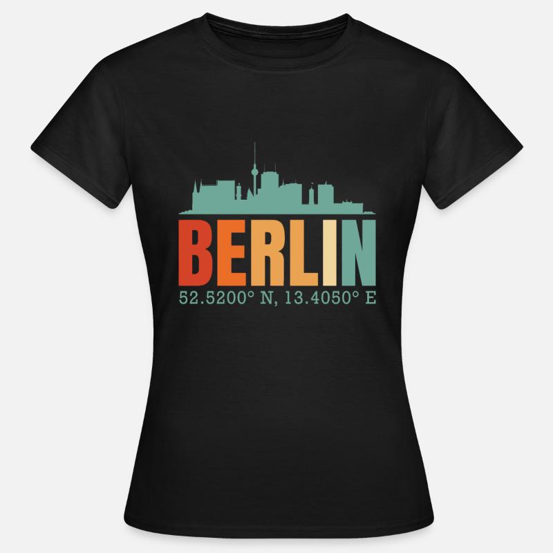 Berliini - Naisten t-paita - musta