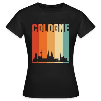 Cologne - T-shirt Femme - noir - Devant - AI Model Female 172 dark (172cm)