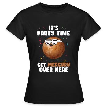 Mercure - T-shirt Femme - noir - Devant - AI Model Female 172 dark (172cm)