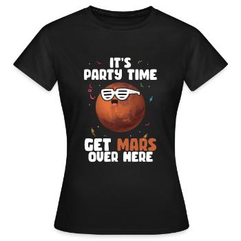 Mars - Frauen T-Shirt - Schwarz - Vorne - AI Model Female 172 dark (172cm)