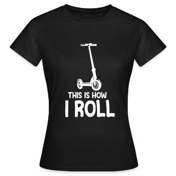 Scooter Scooter Scooter Cadeau - T-shirt Femme - noir - Devant - AI Model Female 172 dark (172cm)