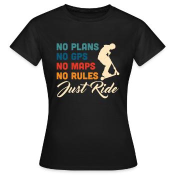 Scooter Scooter Scooter Cadeau - T-shirt Femme - noir - Devant - AI Model Female 172 dark (172cm)