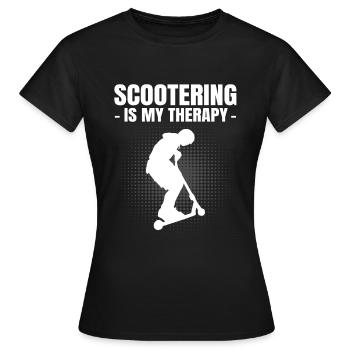 Scooter Scooter Scooter Cadeau - T-shirt Femme - noir - Devant - AI Model Female 172 dark (172cm)