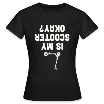Scooter Scooter Scooter Cadeau - T-shirt Femme - noir - Devant - AI Model Female 172 dark (172cm)