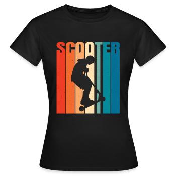 Scooter Scooter Scooter Cadeau - T-shirt Femme - noir - Devant - AI Model Female 172 dark (172cm)