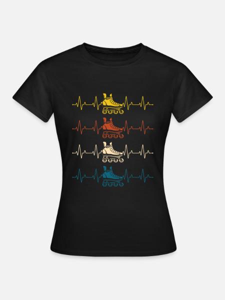 Inline Skating Inline Skating Gift - Women's T-Shirt - black