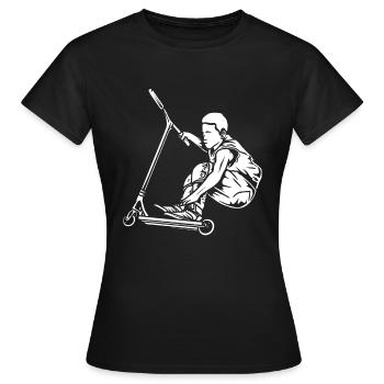 Scooter Scooter Scooter Cadeau - T-shirt Femme - noir - Devant - AI Model Female 172 dark (172cm)