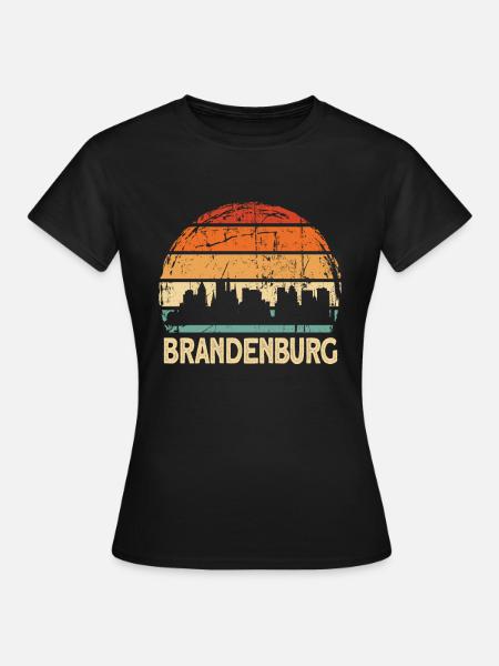 Brandenburg - Frauen T-Shirt - Schwarz