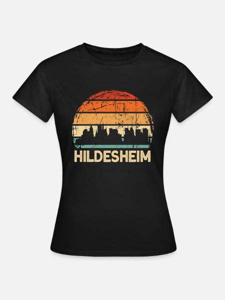 Hildesheim - Frauen T-Shirt - Schwarz