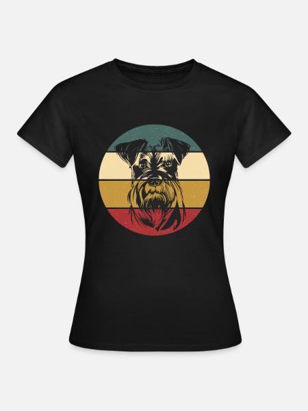 Zwergschnauzer - Frauen T-Shirt - Schwarz