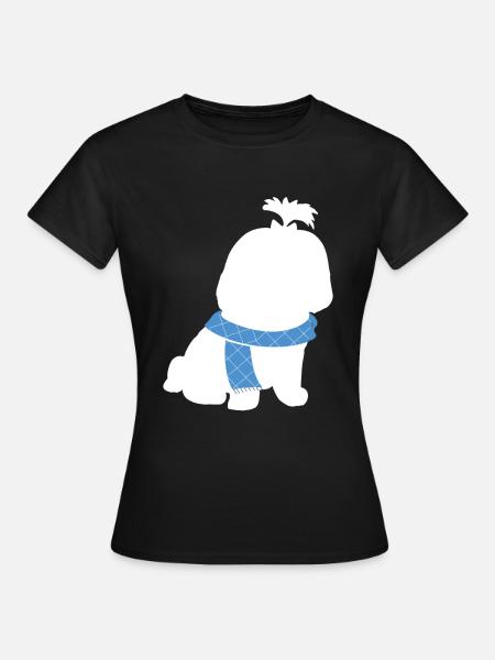 Shih Tzu - Frauen T-Shirt - Schwarz