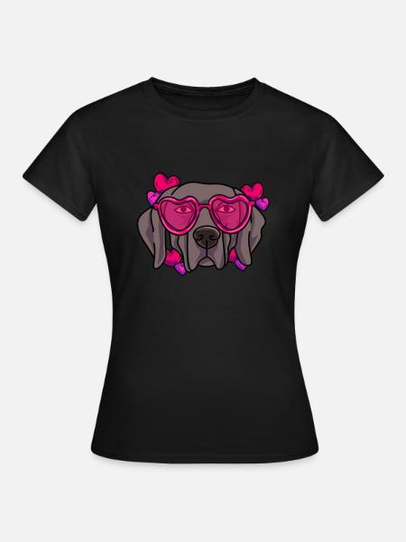 Weimaraner - Frauen T-Shirt - Schwarz