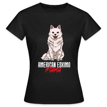Esquimau d’Amérique - T-shirt Femme - noir - Devant - AI Model Female 172 dark (172cm)