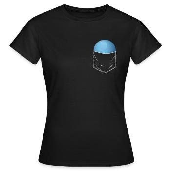 Uranus - Frauen T-Shirt - Schwarz - Vorne - AI Model Female 172 dark (172cm)