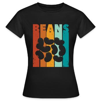 Haricots - T-shirt Femme - noir - Devant - AI Model Female 172 dark (172cm)