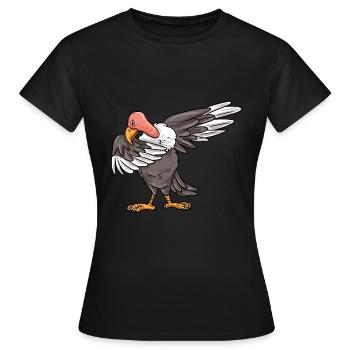 Vulture - Women's T-Shirt - black - Front - AI Model Female 172 dark (172cm)