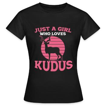 Antilope - T-shirt Femme - noir - Devant - AI Model Female 172 dark (172cm)