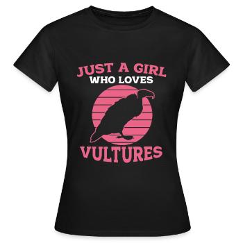 Vulture - Women's T-Shirt - black - Front - AI Model Female 172 dark (172cm)