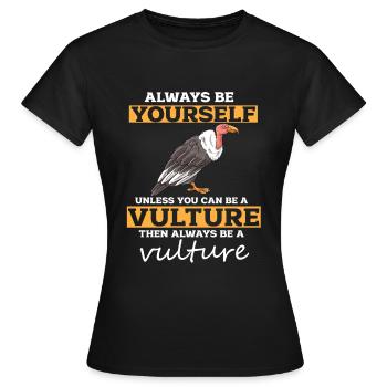 Vulture - Women's T-Shirt - black - Front - AI Model Female 172 dark (172cm)