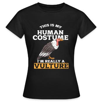 Vulture - Women's T-Shirt - black - Front - AI Model Female 172 dark (172cm)