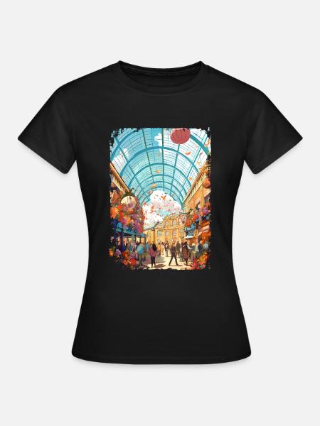 London - Frauen T-Shirt - Schwarz