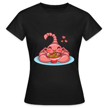 Scorpion - T-shirt Femme - noir - Devant - AI Model Female 172 dark (172cm)