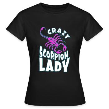 Scorpion - T-shirt Femme - noir - Devant - AI Model Female 172 dark (172cm)