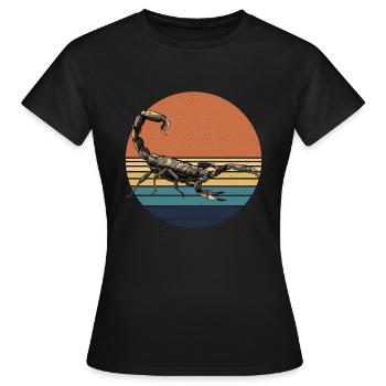 Scorpion - T-shirt Femme - noir - Devant - AI Model Female 172 dark (172cm)