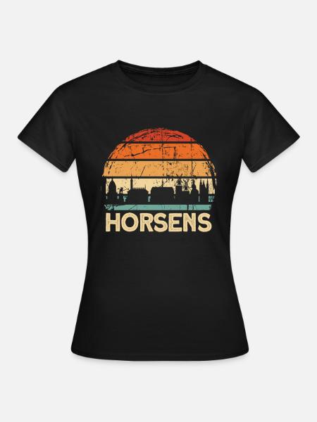 Horsens - Frauen T-Shirt - Schwarz