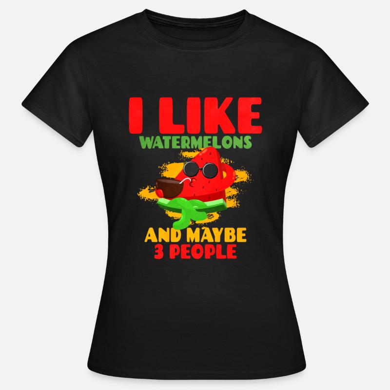 Pastèque - T-shirt Femme - noir