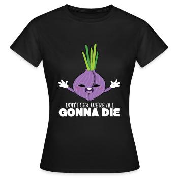 Onion - Women's T-Shirt - black - Front - AI Model Female 172 dark (172cm)