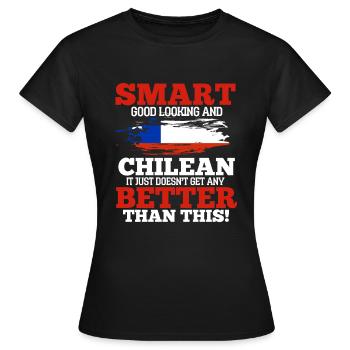 Chili - T-shirt Femme - noir - Devant - AI Model Female 172 dark (172cm)