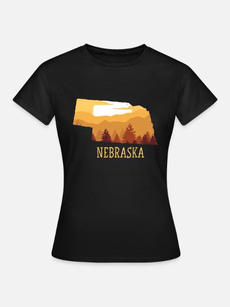Nebraska - Frauen T-Shirt - Schwarz