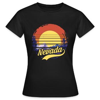 Nevada - Frauen T-Shirt - Schwarz - Vorne - AI Model Female 172 dark (172cm)