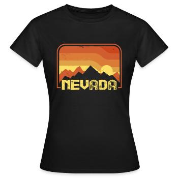 Nevada - Frauen T-Shirt - Schwarz - Vorne - AI Model Female 172 dark (172cm)