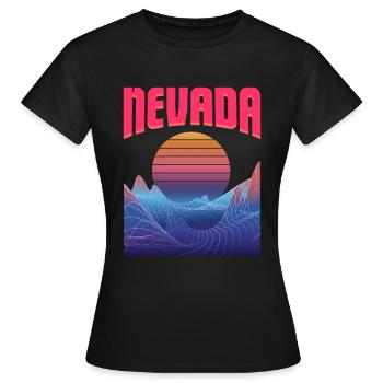 Nevada - Frauen T-Shirt - Schwarz - Vorne - AI Model Female 172 dark (172cm)