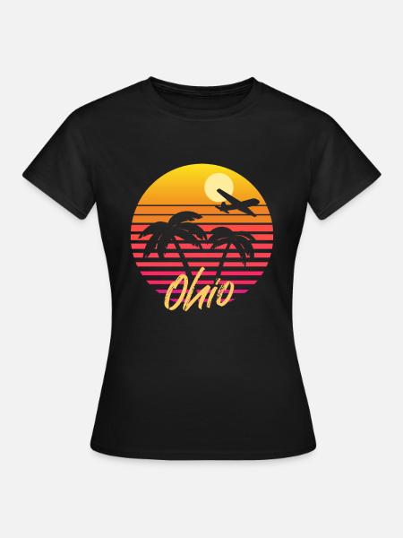 Ohio - Frauen T-Shirt - Schwarz