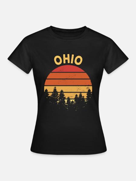 Ohio - Frauen T-Shirt - Schwarz
