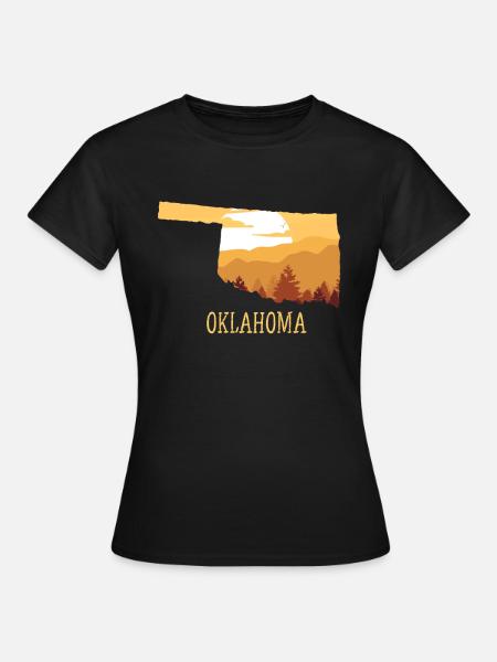 Oklahoma - Frauen T-Shirt - Schwarz