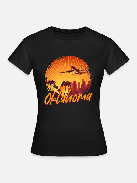 Oklahoma - Frauen T-Shirt - Schwarz