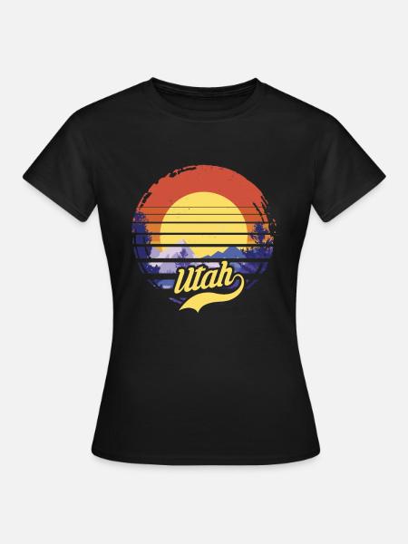 Utah - Frauen T-Shirt - Schwarz