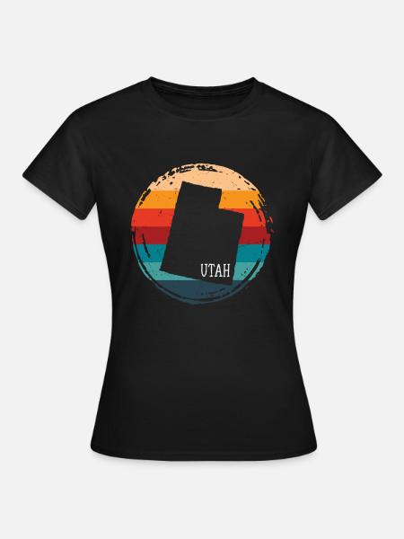 Utah - Frauen T-Shirt - Schwarz