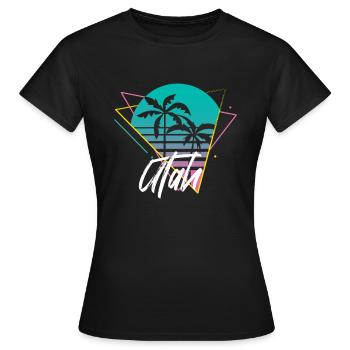 Utah - T-shirt Femme - noir - Devant - AI Model Female 172 dark (172cm)