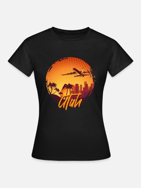 Utah - Frauen T-Shirt - Schwarz